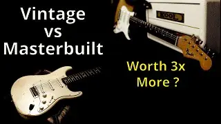 Fender Stratocaster 1965 vs Masterbuilt '63
