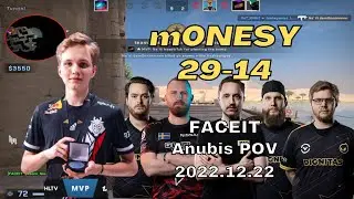 G2 m0NESY 29Kills POV vs Olof/f0rest/Get_Right/friberg/Lekr0 @ FACEIT ranked 2022.12.22