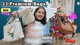13 PREMIUM Bags Review 💕 | Perfect Office Bags & Sling Bags Haul | Neema's Corner  