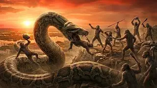 Prehistoric Humans vs Titanoboa: The Last Stand of the Tribe