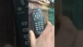 Samsung led TV service menu