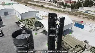 video CGER  tank methanization coating antiabrasion thermalinsulation