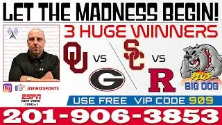OK vs GA Free picks plus USC vs RUTGERS and BIG Underdog Call/Text 201-906-3853 use Free code 909