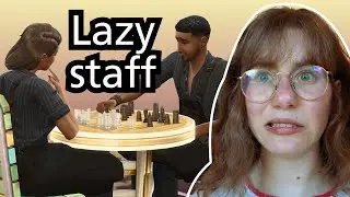 we hired the LAZIEST staff ever in the Sims 4 | very veggie legacy ep.6