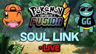 Pokemon Hardcore Infinite Fusion Live Soul Link with Chillnplay! (12 fainted Pokemon)