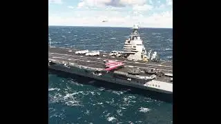 Epic Moment! Kwik Flight Spirit Takes Off from Aircraft Carrier in Open Sea!