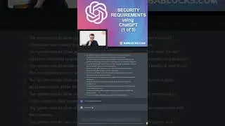 Security Requirements Using OpenAI ChatGPT (1 of 3)