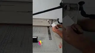 Solução no corte torto e prensa da guilhotina semi industrial.