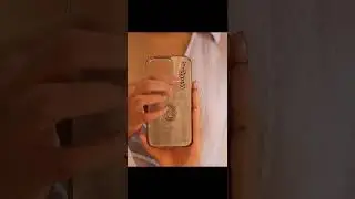 Silver mobile cover 😍 Name cover | i phone cover #shorts @Poorvi singh