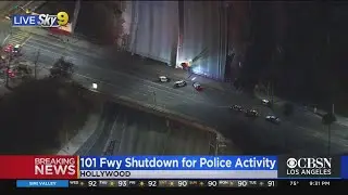 101 Freeway Closed In Hollywood For Death Investigation