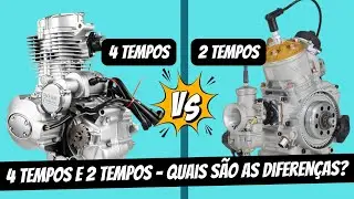 AS DIFERENÇAS ENTRE MOTORES 4 TEMPOS E 2 TEMPOS!!