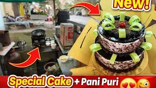 Aaj Banaya New Special Cake 🎂 | Pani Puri & Fast Food Setup Complete 😋