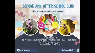 Bee Happy Kids Before & Afterschool Club promotion video