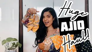 Huge AJIO shopping Haul! Shopped for heels, tops and dresses 😍