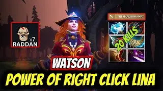 How Watson&rsquo;s INSANE RIGHT-CLICK Lina Destroys Raddan&rsquo;s Lifestealer in 7.38 | Dota 2 Pro Highlights
