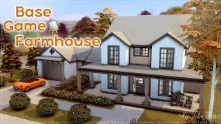 Базовый дом🍂│Строительство│Base Game House│SpeedBuild│NO CC [The Sims 4]