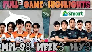 [HIGHLIGHTS] SMART OMEGA VS TNC ML | WEEK 3 DAY 3 | MPL S8 |