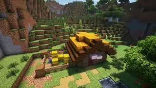 I made a Minecraft house with a five-minute timer!