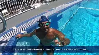 H2O TRI Waterproof Multi-Sport Headphones with MP3 and Bluetooth.