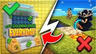эта простая afk-ферма приносит вам 720 000 000 долларов каждый день... | Minecraft Skyblock | Tal...
