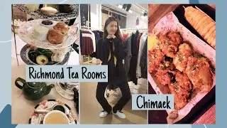 Vlogging in Chinese: Richmond Tea Rooms & Chimaek | Ana-wen