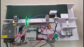 PLC based metal and nonmetal sorting project | PLC project | arduino projects