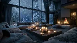 Winter Fireplace Piano | Calm Music to Let the Night Slow Down ❄️🎹