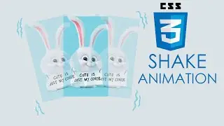CSS Animations : Learn CSS Shake Animation | Afridi Tech