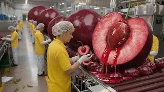 Inside a Cherry Juice Factory | An Incredible Automated Production Process