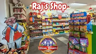 Raj's Shop World of David Walliams March 2025 at Alton Towers Resort