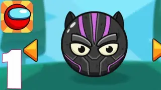 Red Ball 6 - Gameplay Walkthrough Part 1 - Black Panther Ball (iOS, Android)