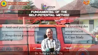 E-Lecture / Fundamental Of The Self Potential Method