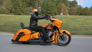 2017 Victory Magnum and 2019 Indian Chieftain ride by