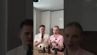 Девушка оценивает 6 популярных, мужских ароматов.