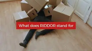 RIDDOR - Construction Incident Reporting Method