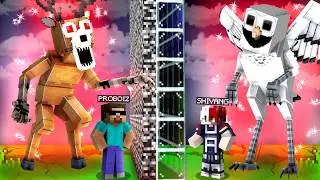 EXTREMELY SCARY MOB BATTLE IN MINECRAFT !!