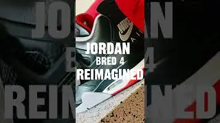 JORDAN BRED 4 REIMAGINED #sneakerheadz_academy #sneakers #airjordan