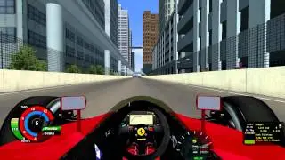 Rfactor SRM F1 1990 Mod Ferrari 641 V12 Detroit Street Circuit Lap