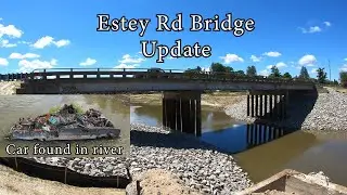 Update Estey Rd Bridge Beaverton Edenville Dam Wixom Lake Flood 2020 - Aerial