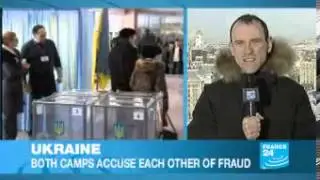 Viktor Yanukovich declears victory in Ukraine   F24 100207
