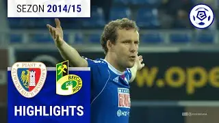 Piast Gliwice - GKS Bełchatów 6:3 | SKRÓT | Ekstraklasa 2014/15 | 33. Kolejka