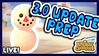 🔴 LIVE | Cozy Winter 3.0 PREP TIME✨ | Animal Crossing New Horizons ✨