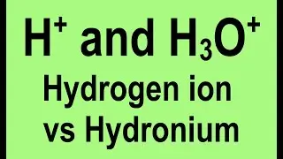 H+ Ion and Hydronium Ion