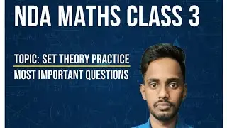 SET THEORY MOST IMPORTANT QUESTION/NDA  MTAHS CLASS/ BY ARUN SIR 