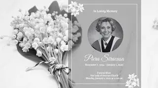 Funeral: +Piera Siracusa