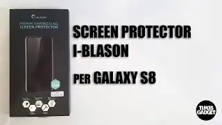 Screen protector i-Blason per Galaxy S8. Da acquistare! Compatibile con tutte le cover.
