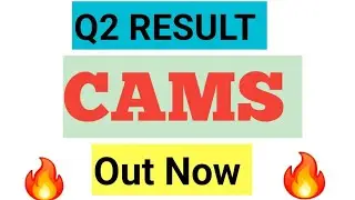 CAMS Q2 result analysis today. Cams stock latest news 