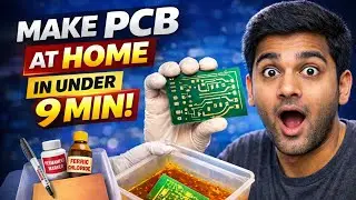 घर पर PCB कैसे बनाएं | PCB Making Full Process #makingprocess #factory #electronics 