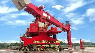Screw Ship Unloader for Ship Unloading of Coal, Clinker, Cement, Grains, Ores, and More
