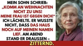 „Komm an Weihnachten nicht zu uns! Meine Frau ist gegen dich!“, schrieb mein Sohn–ich lächelte nur..